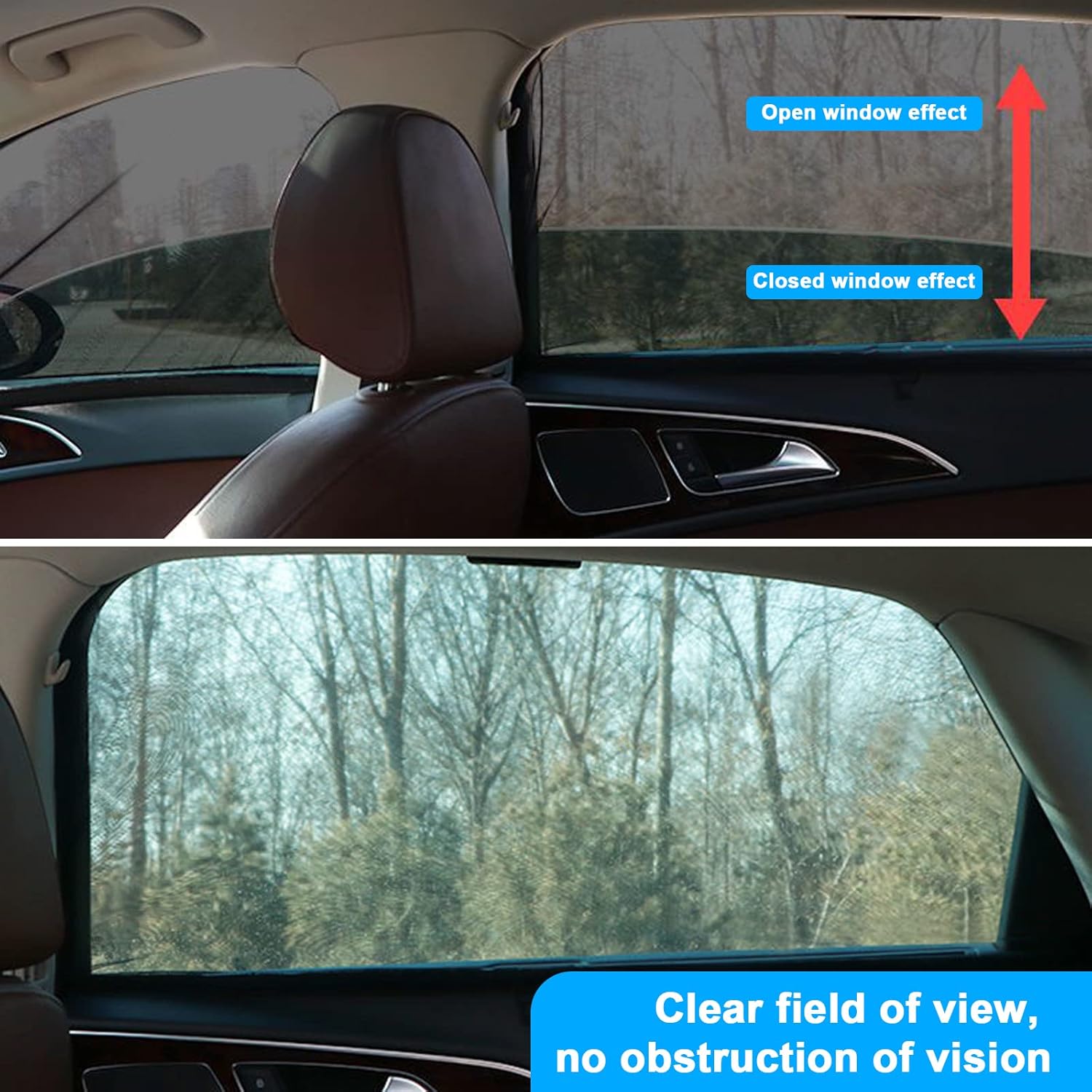 Parasol De Coche Para Ventana Lateral Trasera, Para Niños Y Mascotas, Sombrilla Universal Con Protección UV