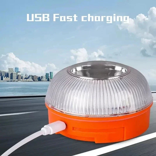 Luz de Emergencia para Coche V16 – con Inducción Magnética, Señal de Advertencia Estroboscópica Homologada DGT