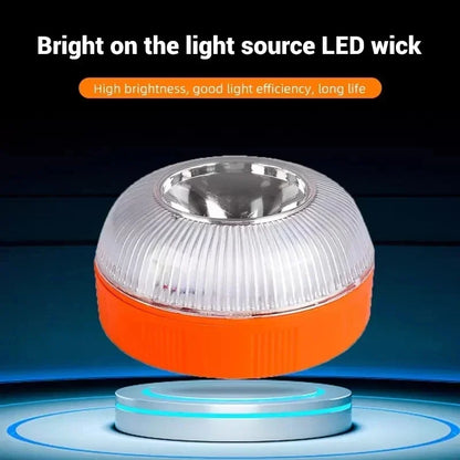 Luz de Emergencia para Coche V16 – con Inducción Magnética, Señal de Advertencia Estroboscópica Homologada DGT